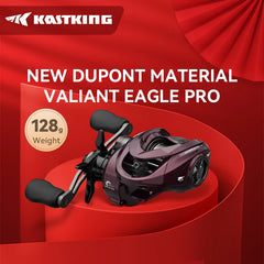 KastKing Valiant Eagle II Pro Bait Finesse System Baitcasting Reel - 6kg Max Drag, 8.4:1 High-Speed Fishing Reel for Bass & Pike