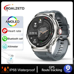 New 1.85" Ultra HD Smart Watch - GPS Track, Bluetooth Call, 710mAh Large Battery, Sports & Fitness Tracker