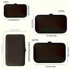 Professional Manicure & Pedicure Kit (7-24 Pcs) | Ultra-Sharp Fingernail & Toenail Clippers Set for Men & Women