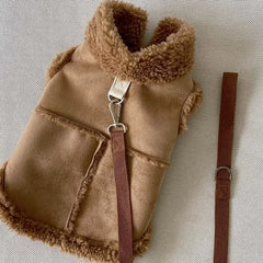 Dog Cute Vest Clothes Jacket Accessories Small Dog Luxury Autumn Winter Medium Dress Soft Pet Clothing Designer Coat Home