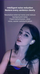 Mini Invisible Earphones Bluetooth 5.0 Wireless Headphones - Sports & HiFi Music Earbuds with Mic