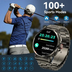 New 1.85" Ultra HD Smart Watch - GPS Track, Bluetooth Call, 710mAh Large Battery, Sports & Fitness Tracker