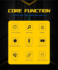 G11 Bluetooth Headphones Gaming Wireless Headset HIFI Earbuds with Mic & Charging Box