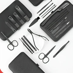 Professional Manicure & Pedicure Kit (7-24 Pcs) | Ultra-Sharp Fingernail & Toenail Clippers Set for Men & Women