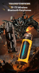 TRANSFORMERS TF-T11 Bumblebee Earphones Bluetooth Wireless Long Endurance Noise Reduction Headphones Music Sport Gaming Earbuds