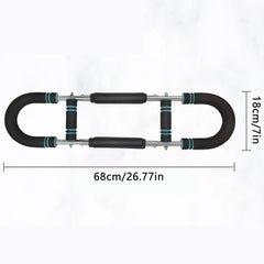 40kg U-Shape Hand Gripper Strengths Twister Arm Trainer Power Twister Bar Fitness Equipment for Men and Women Home Workout