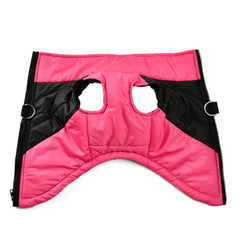 Cozy Puppy Clothes Winter Windproof Jacket Coat - Warm Solid Pet Zipper Costumes for Small and Medium Dogs and Cats