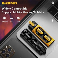 TRANSFORMERS TF-T11 Bumblebee Earphones Bluetooth Wireless Long Endurance Noise Reduction Headphones Music Sport Gaming Earbuds