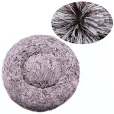 40–90cm Round Plush Pet Bed – Super Soft, Warm Dog & Cat Bed for Winter Comfort