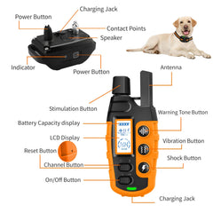 3300FT Electric Dog Training Collar with Remote | Waterproof Shock, Vibration & Tone for 5-120lb Pets