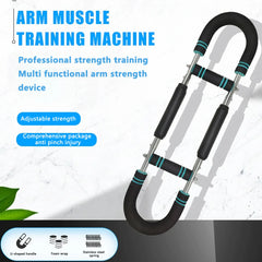 40kg U-Shape Hand Gripper Strengths Twister Arm Trainer Power Twister Bar Fitness Equipment for Men and Women Home Workout