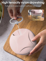 Home Kitchen Manual Ginger Grinder - Multifunctional Food, Vegetable Cutter & Meat Grinder with 500ml/900ml Capacity