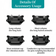 800m Digital Dog Training Collar - Waterproof Rechargeable Remote Control Pet Collar with LCD Display for All Sizes