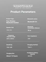 Transformers TF-T23 Wireless Gaming Earphones