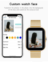 2024 Smart Watch for Men & Women | Full Touch Screen Sport Fitness Tracker with BT Call Function (Gift for Xiaomi)
