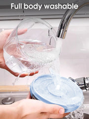 Home Kitchen Manual Ginger Grinder - Multifunctional Food, Vegetable Cutter & Meat Grinder with 500ml/900ml Capacity