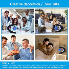 Magnetic Floating Levitation Globe with LED World Map - Electronic Anti-Gravity Lamp