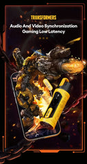 TRANSFORMERS TF-T11 Bumblebee Earphones Bluetooth Wireless Long Endurance Noise Reduction Headphones Music Sport Gaming Earbuds