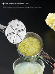 Stainless Steel Vegetable Dehydrator - Kitchen Gadget for Squeezed Vegetables, Stuffed Dumplings, and Cabbage Preparation