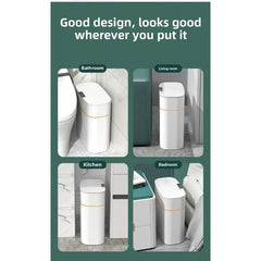 Smart Sensor Trash Can for Home Use - Bedroom, Bathroom, Anti-Odor Lid, Suitable for Living Room