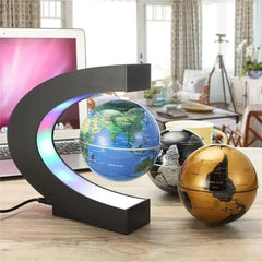 Magnetic Floating Levitation Globe with LED World Map - Electronic Anti-Gravity Lamp