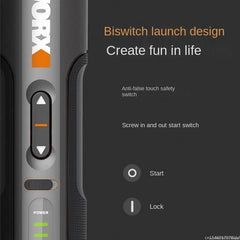 WORX WX242 Smart Mini Cordless Electric Screwdriver Set | Rechargeable w/ 30-Piece Bit Kit