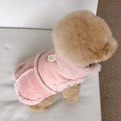 Dog Cute Vest Clothes Jacket Accessories Small Dog Luxury Autumn Winter Medium Dress Soft Pet Clothing Designer Coat Home