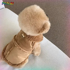 Dog Cute Vest Clothes Jacket Accessories Small Dog Luxury Autumn Winter Medium Dress Soft Pet Clothing Designer Coat Home