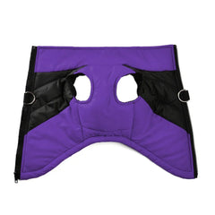 Cozy Puppy Clothes Winter Windproof Jacket Coat - Warm Solid Pet Zipper Costumes for Small and Medium Dogs and Cats