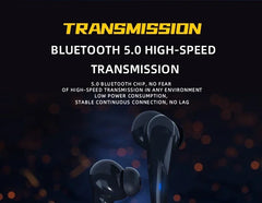 G11 Bluetooth Headphones Gaming Wireless Headset HIFI Earbuds with Mic & Charging Box