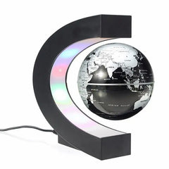 Magnetic Floating Levitation Globe with LED World Map - Electronic Anti-Gravity Lamp