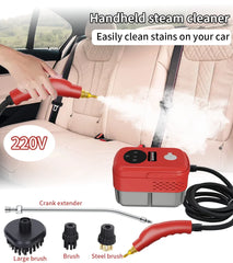 2500W High and Temperature Handheld Steam Cleaner - Multi-Purpose Steam Cleaning Machine for Air Conditioners, Kitchen Hoods, Cars, Floors, and More