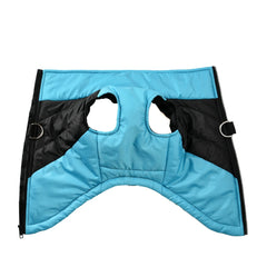 Cozy Puppy Clothes Winter Windproof Jacket Coat - Warm Solid Pet Zipper Costumes for Small and Medium Dogs and Cats