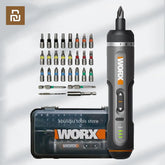 WORX WX242 Smart Mini Cordless Electric Screwdriver Set | Rechargeable w/ 30-Piece Bit Kit