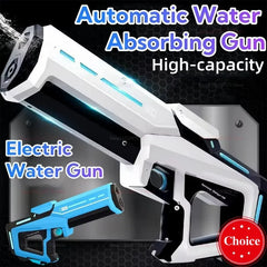 2025 New Automatic Water Absorbing Electric Water Gun for Kids & Adults – Outdoor Beach, Pool, Swim Summer Toy