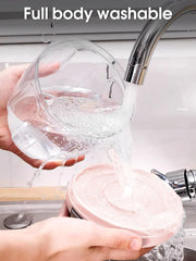 Home Kitchen Manual Ginger Grinder - Multifunctional Food, Vegetable Cutter & Meat Grinder with 500ml/900ml Capacity