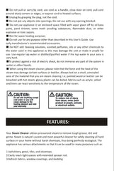 2500W High and Temperature Handheld Steam Cleaner - Multi-Purpose Steam Cleaning Machine for Air Conditioners, Kitchen Hoods, Cars, Floors, and More