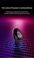 Mini Invisible Earphones Bluetooth 5.0 Wireless Headphones - Sports & HiFi Music Earbuds with Mic