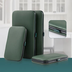 Professional Stainless Steel Manicure & Pedicure Nail Care Kit (7-18 Pc) with Travel Case