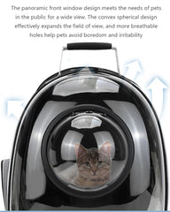 Pet Cat Carrying Bag - Space Pet Backpacks Breathable Portable Transparent Backpack for Puppy Dog Transport Carrier Space Capsule Bags