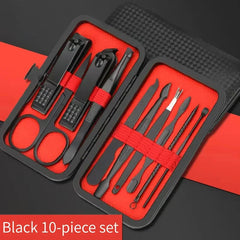 Professional Manicure & Pedicure Kit (7-24 Pcs) | Ultra-Sharp Fingernail & Toenail Clippers Set for Men & Women