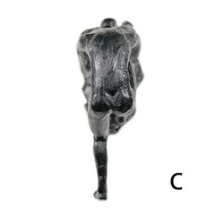 Athlete Rock Climbing Man Resin Wall Hanging Sculpture - Retro Statue Figure Decor