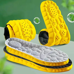 4D Cloud Technology Sports Insoles – Soft, Breathable, Shock-Absorbing Orthopedic Cushion for Running Shoes