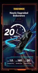 TRANSFORMERS TF-T11 Bumblebee Earphones Bluetooth Wireless Long Endurance Noise Reduction Headphones Music Sport Gaming Earbuds