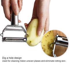 Stainless Steel Multifunction Peeler and Julienne Grater - Kitchen Tool