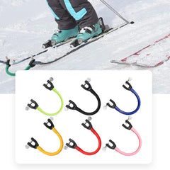 Ski Tip Connector Ski Wedge Aid Connector - Outdoor Training Exercise Sport Snowboarding Accessory for Beginners, Children, Adults