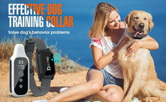 800m Digital Dog Training Collar - Waterproof Rechargeable Remote Control Pet Collar with LCD Display for All Sizes