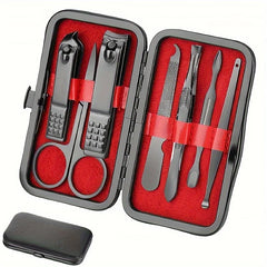 Professional Manicure & Pedicure Kit (7-24 Pcs) | Ultra-Sharp Fingernail & Toenail Clippers Set for Men & Women