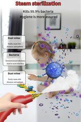 2500W High and Temperature Handheld Steam Cleaner - Multi-Purpose Steam Cleaning Machine for Air Conditioners, Kitchen Hoods, Cars, Floors, and More