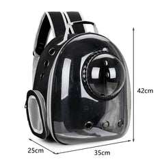 Pet Cat Carrying Bag - Space Pet Backpacks Breathable Portable Transparent Backpack for Puppy Dog Transport Carrier Space Capsule Bags